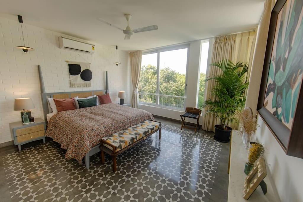 Presidential Luxury Villa Anjuna With Pvt Pool & Bathtub, Most Prime Location Kültér fotó